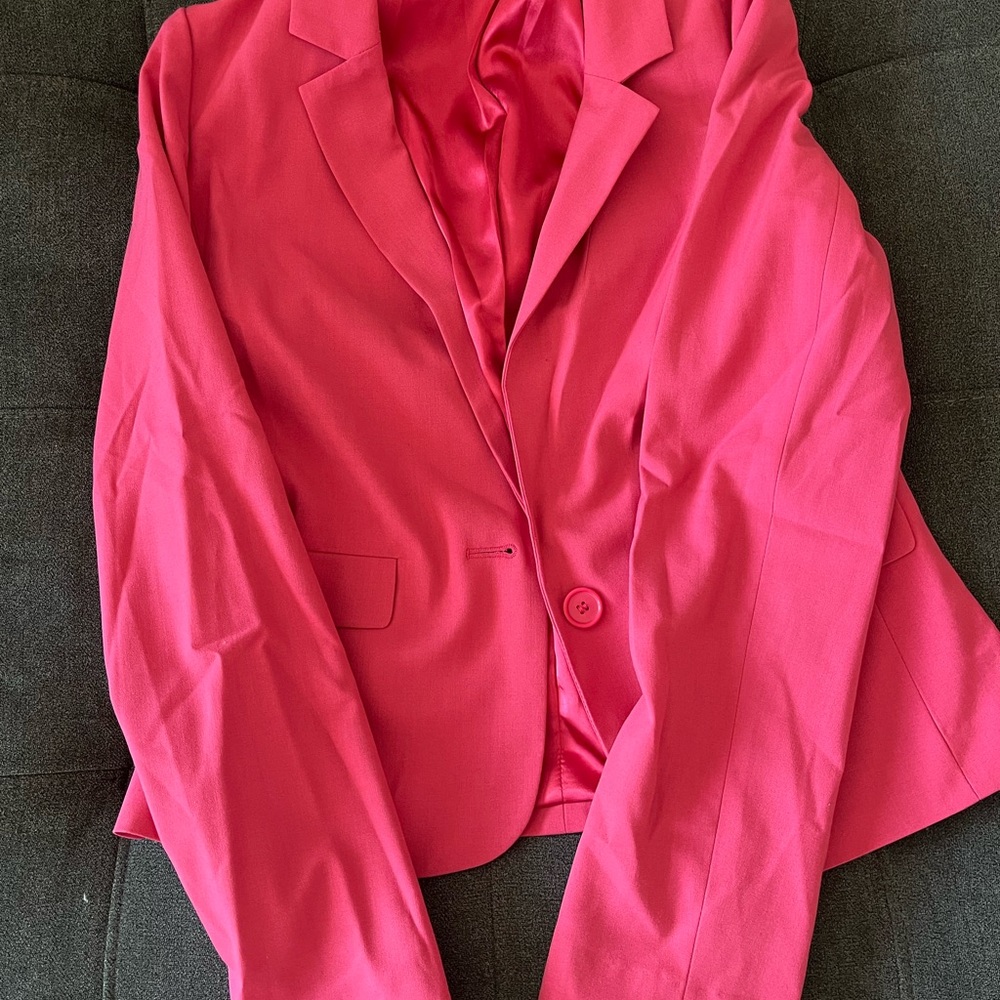 Frenchi Vibrant Pink Blazer